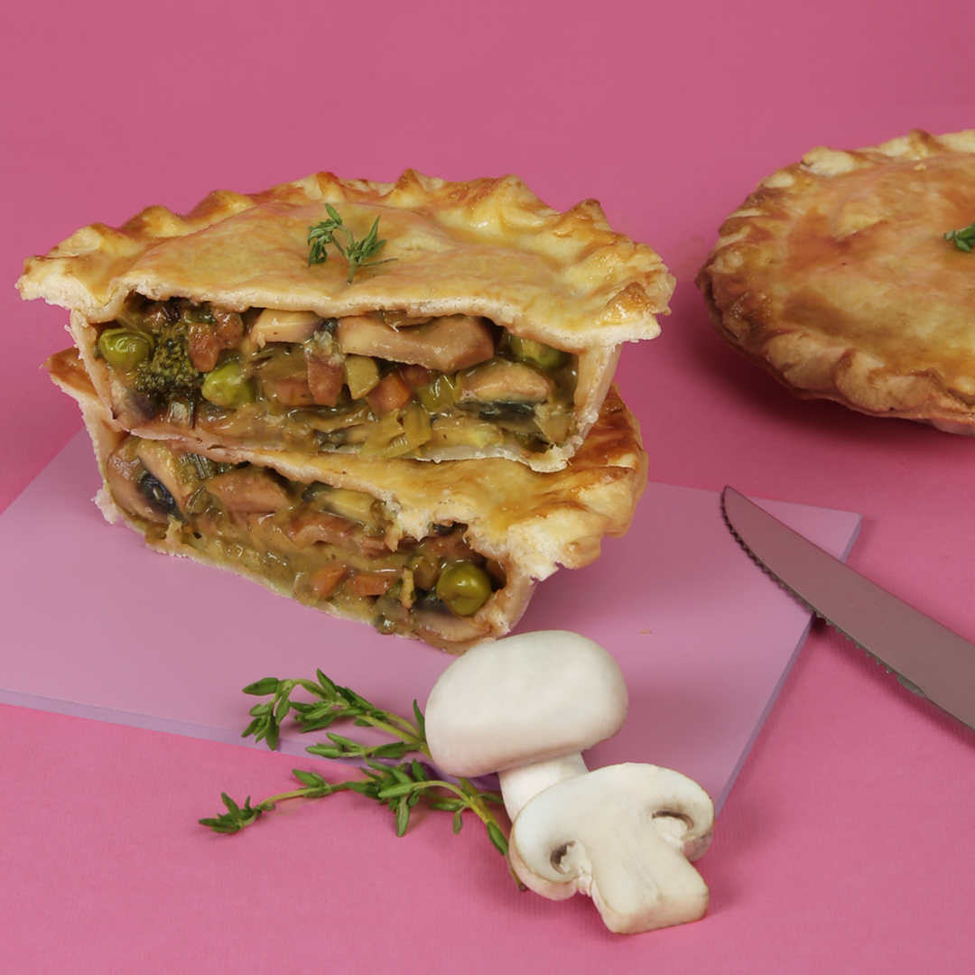 Mushroom And Veggie Pie European Mushrooms