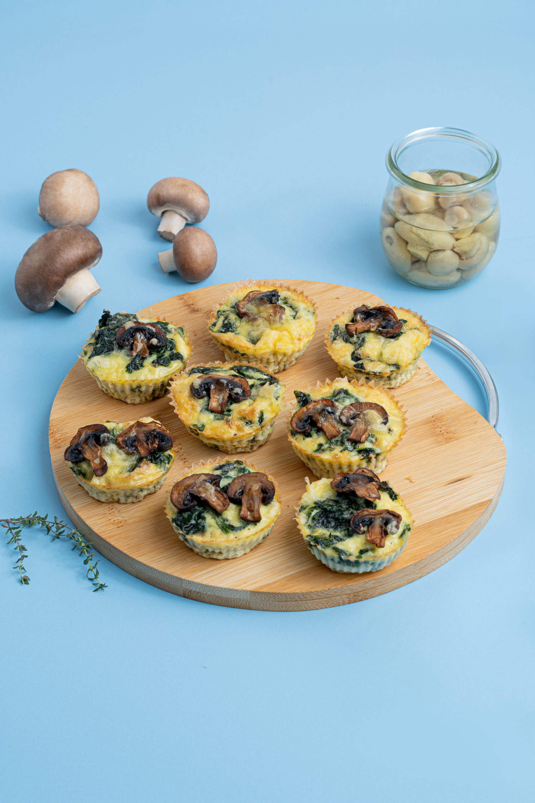 Egg muffins with mushrooms - European Mushrooms