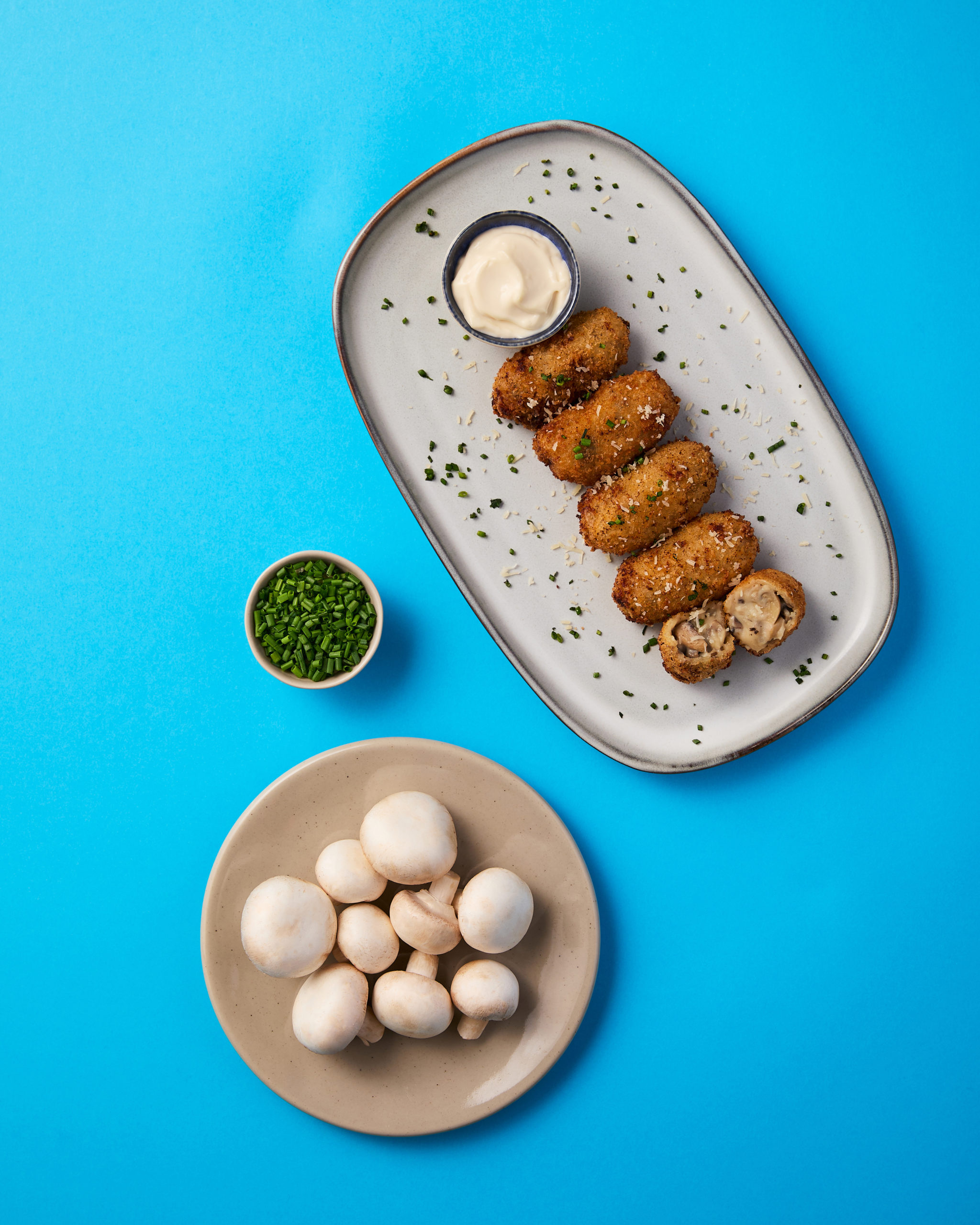 Croquetas croccanti di funghi - European Mushrooms