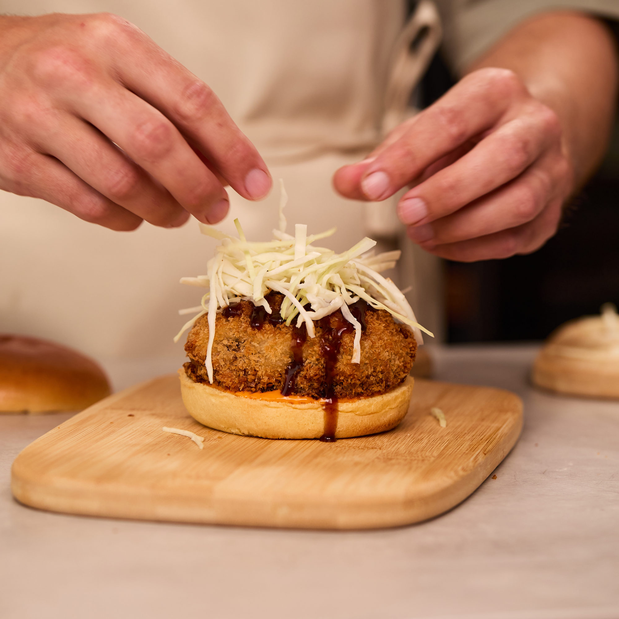 crispy_mushroom_katsu_burger_STEPS 4