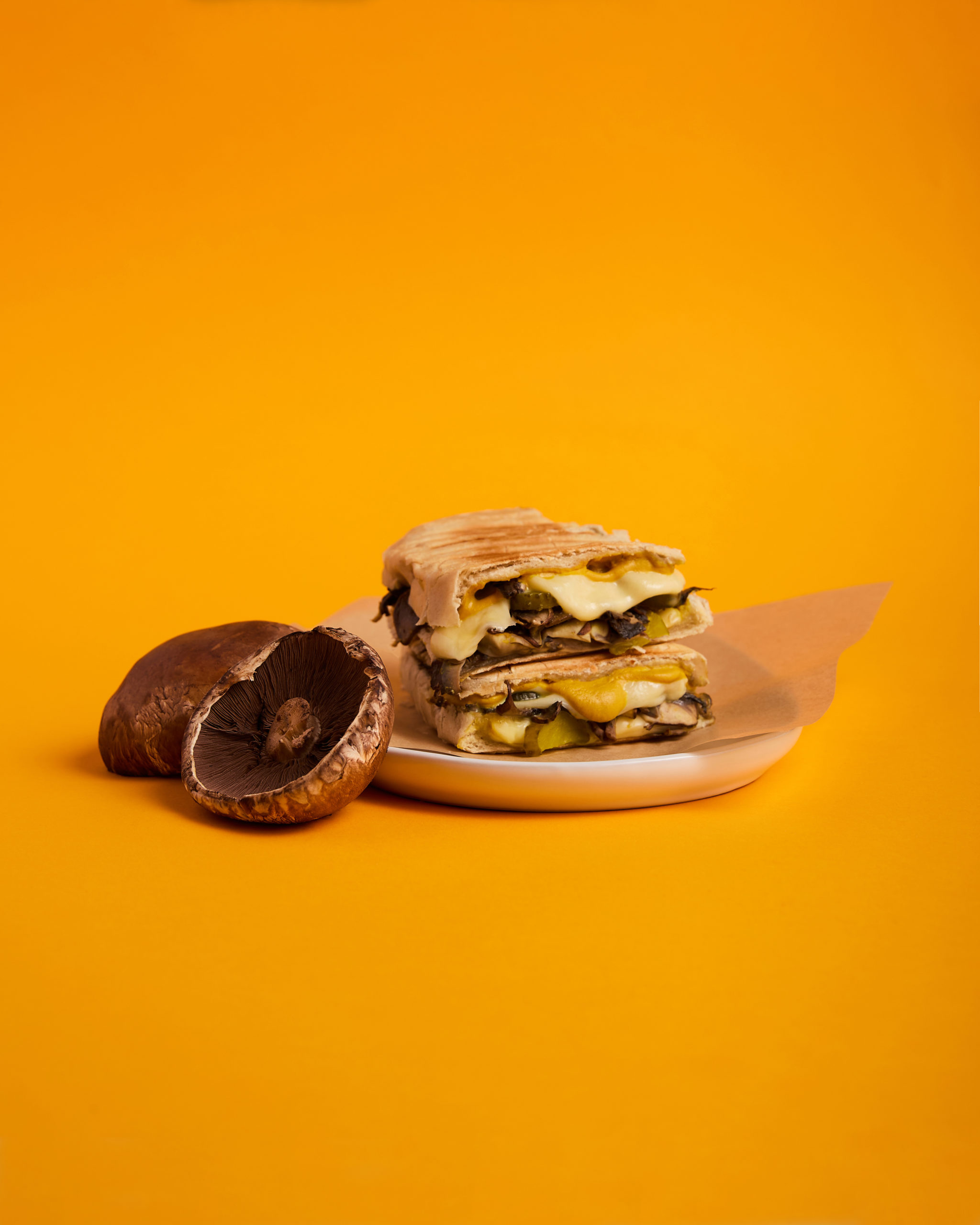 Panino ai funghi di ispirazione cubana - European Mushrooms