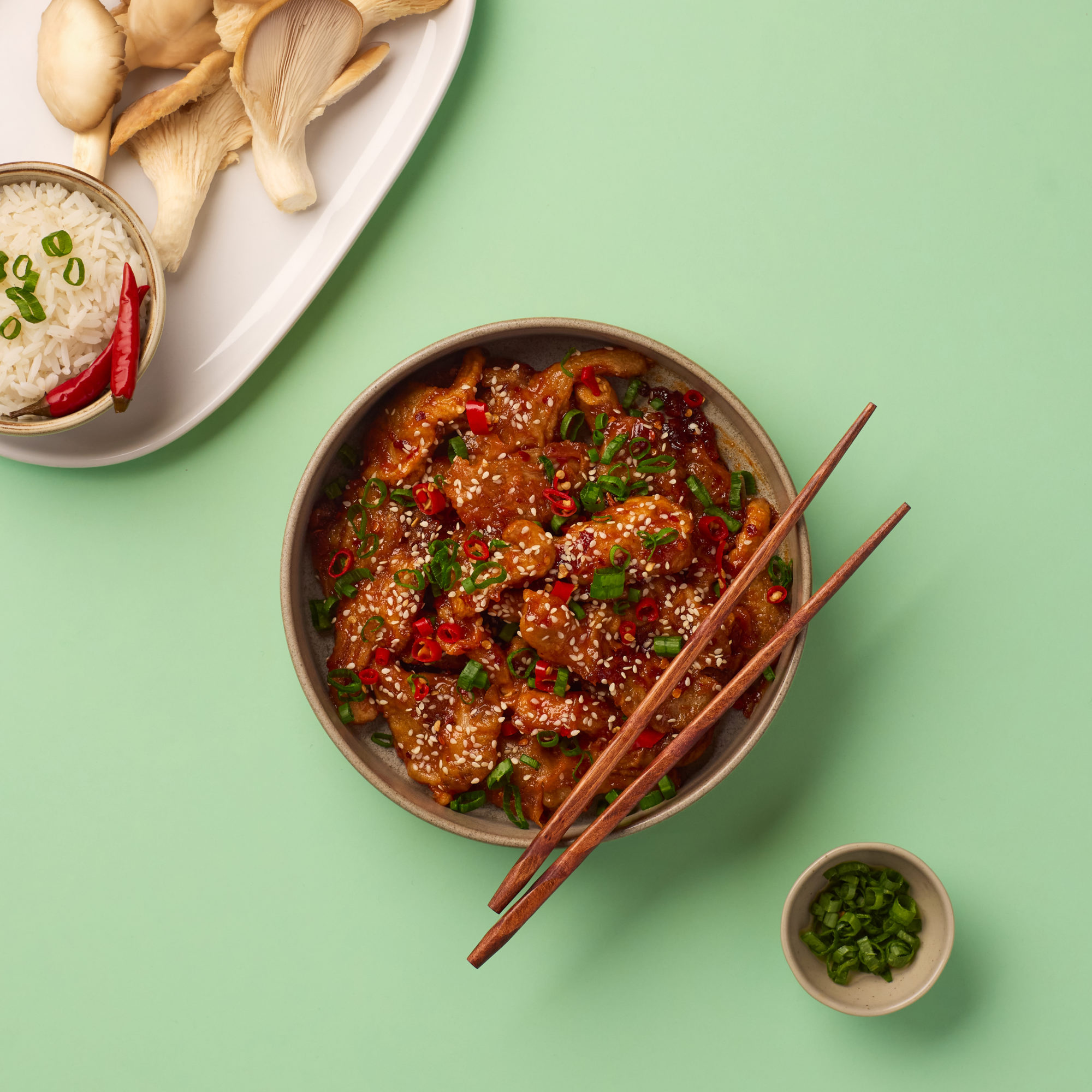 Crispy General Tso’s Mushrooms