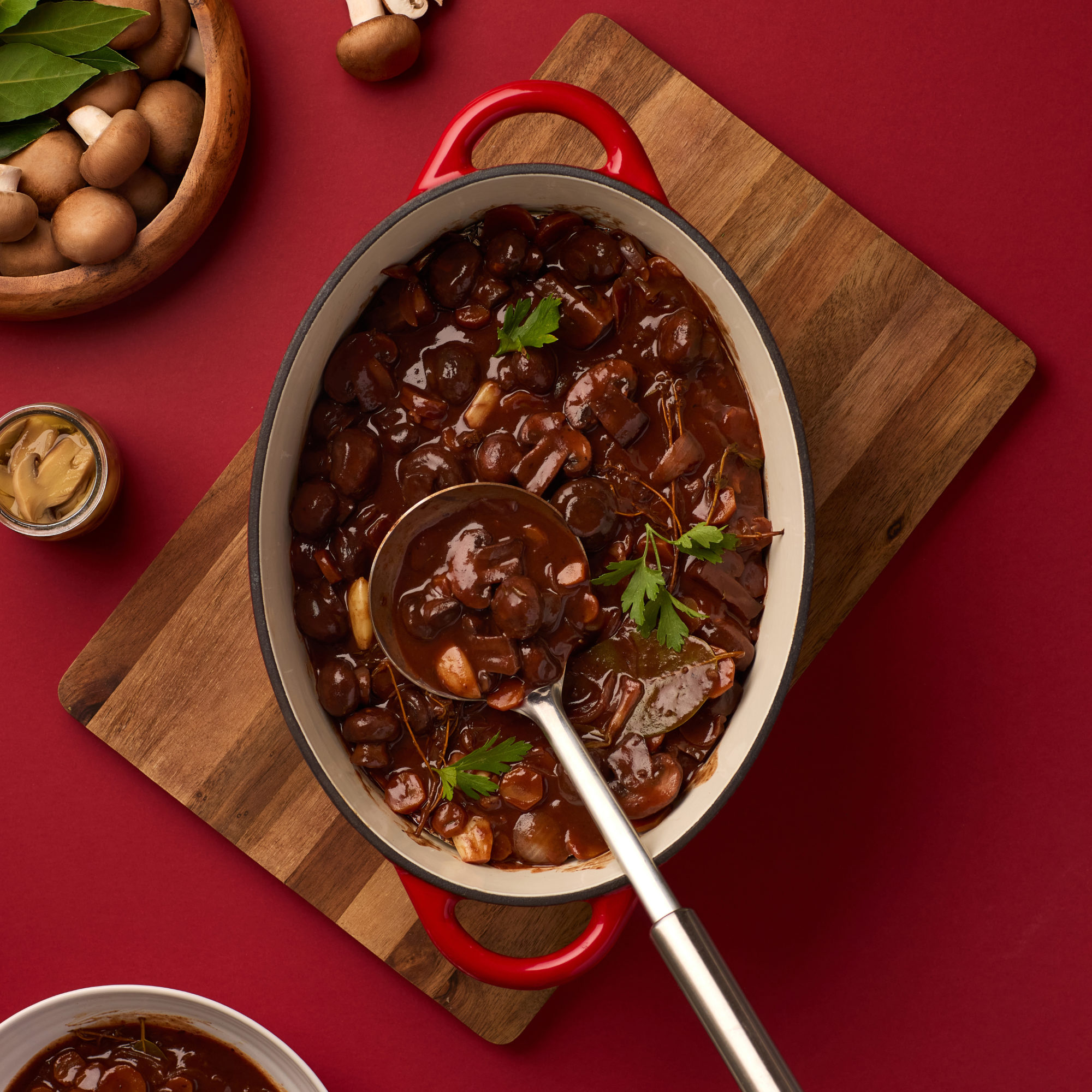 Portobello-Bourguignon