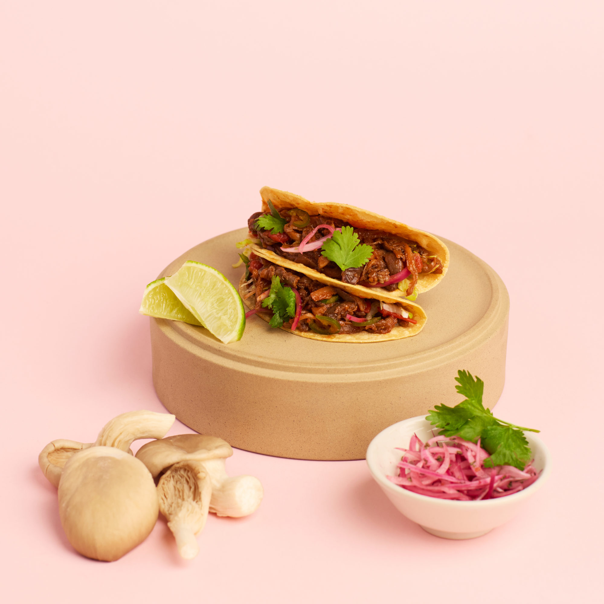 Pulled Mushroom Chipotle Tacos